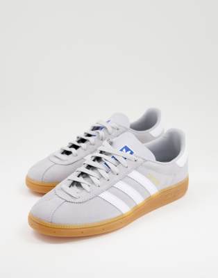 Grey adidas munchen on sale