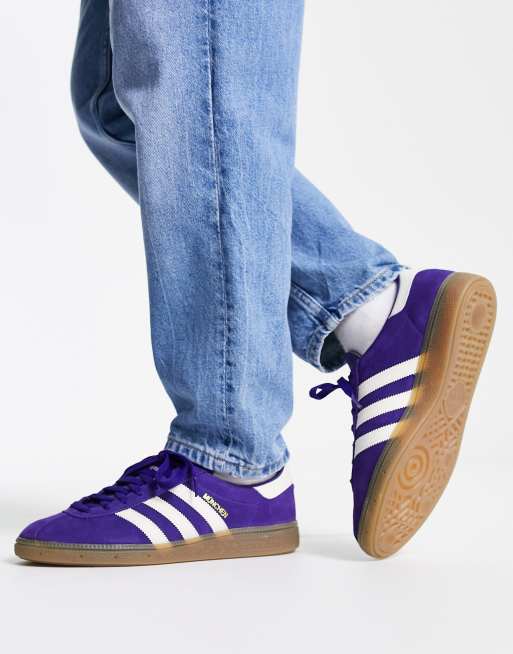 adidas Originals Munchen sneakers in purple