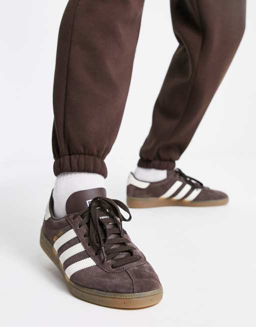adidas Originals - Munchen - Sneakers marroni, 4 di 4