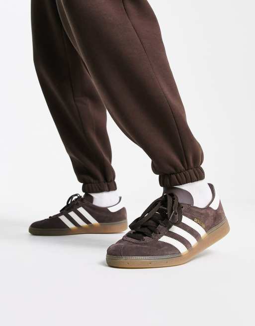 adidas Originals Munchen trainers in brown, 3 of 4