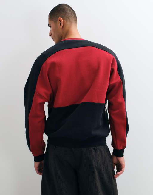 adidas Originals Munich 93 sweatshirt i rød, 2 af 5