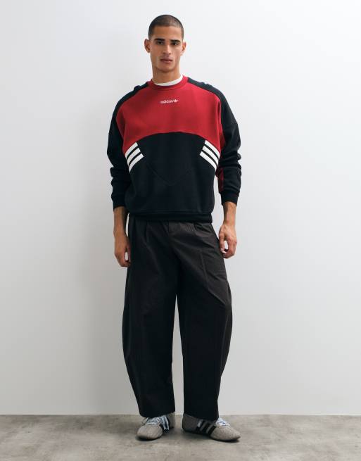 adidas Originals Munich 93 sweatshirt i rød, 3 af 5