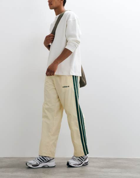 adidas Originals Munich track pants in cream and navy - view 1
