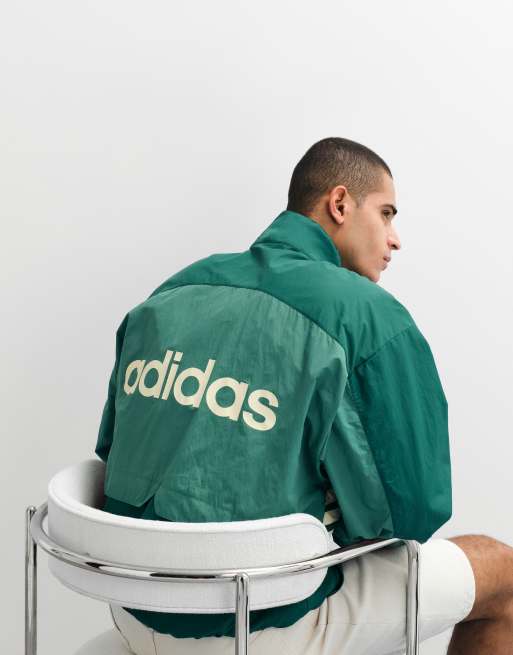 adidas Originals – Munich – Trainingsjacke aus Webstoff in Grün, 2 von 10