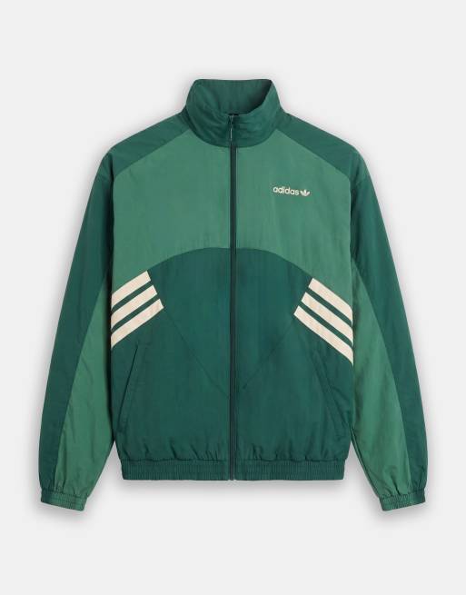 adidas Originals – Munich – Trainingsjacke aus Webstoff in Grün, 7 von 10