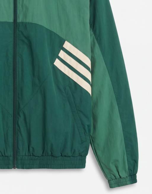 adidas Originals – Munich – Trainingsjacke aus Webstoff in Grün, 9 von 10