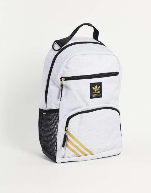 adidas Originals National backpack in white ASOS