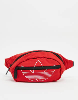 red and white adidas fanny pack