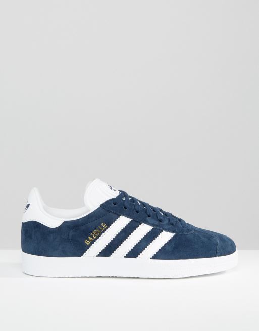 Adidas originals navy suede gazelle og on sale