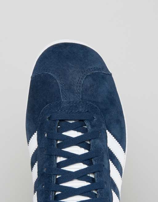 adidas Originals Navy Suede Gazelle Sneakers