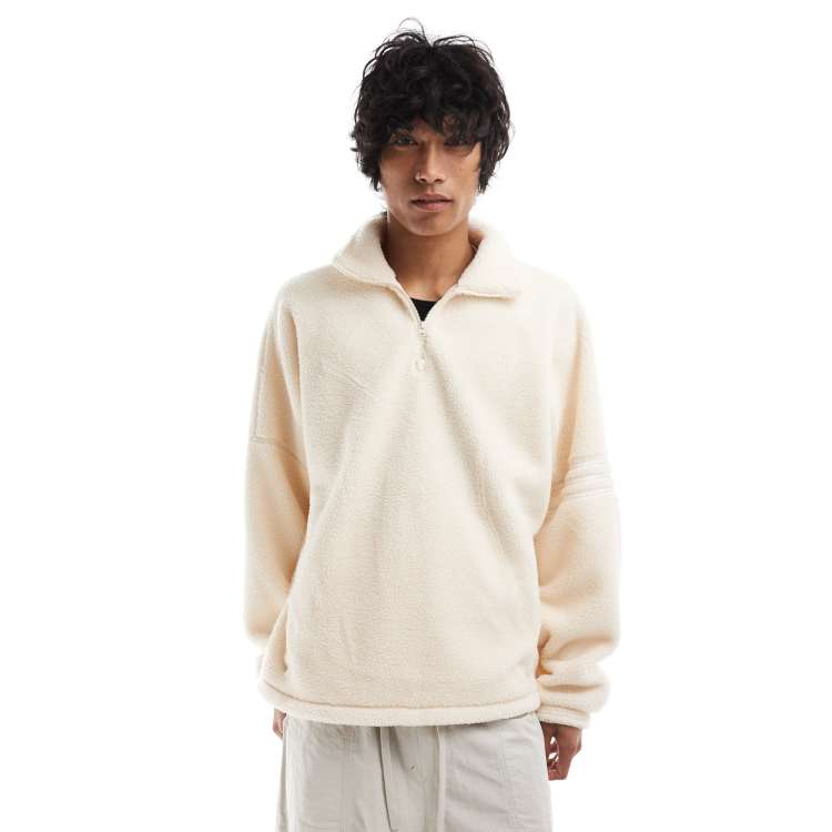 adidas Originals Neuclassics 1/2 zip fleece sweatshirt in
