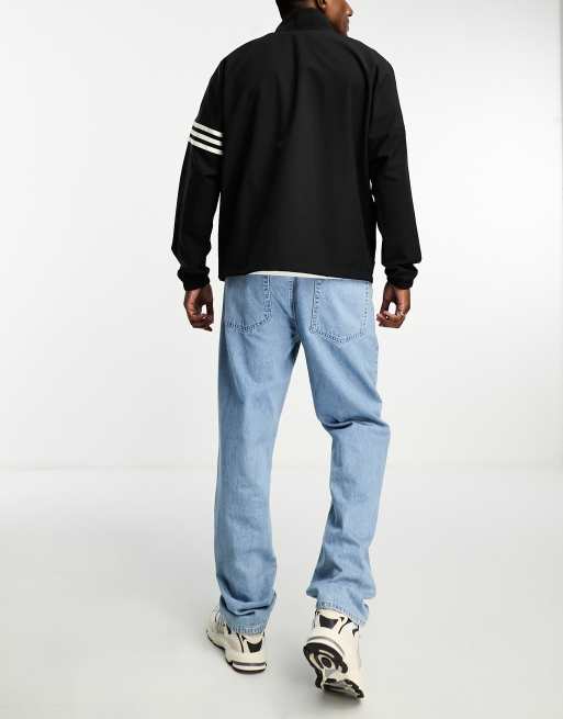 adidas Originals Neuclassics coach jacket in black