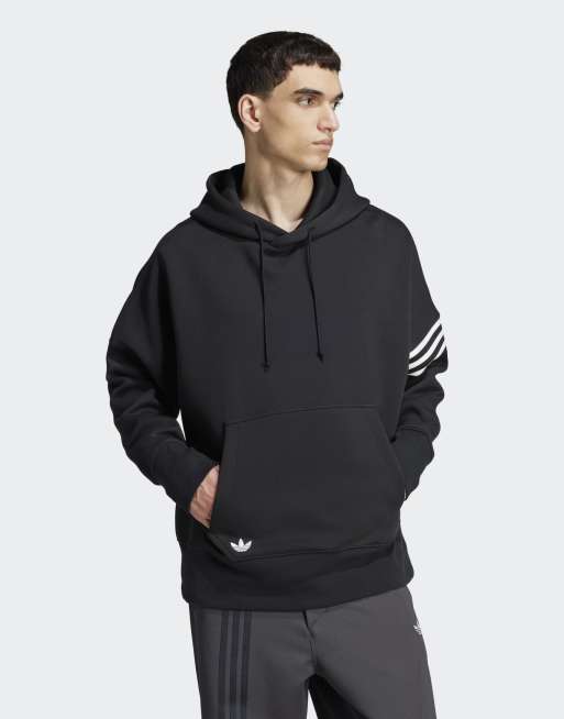 adidas Originals – Neuclassics – Kapuzenpullover in Schwarz