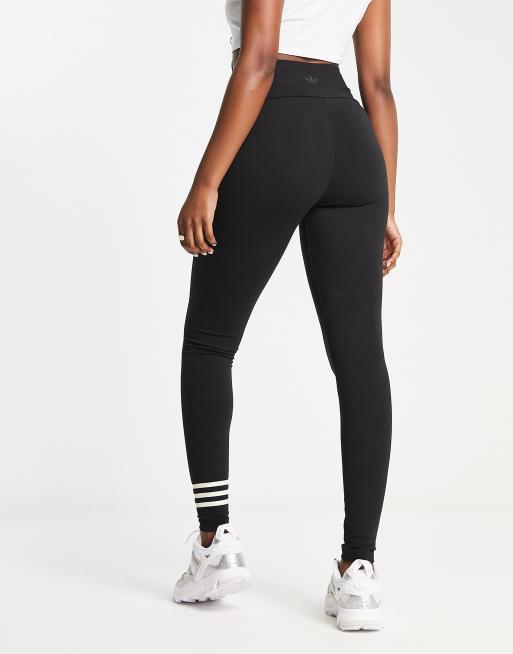  adidas Originals Women's Adicolor Essentials Ribbed Full Length  Leggings, Black, 00 : Clothing, Shoes & Jewelry