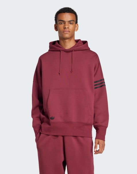 adidas Originals - Neuclassics - Sweat à capuche - Rouge ombre - view 1