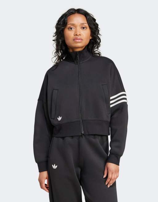 Adidas Neuclassics Track Top Black XL Womens Originals Jackets