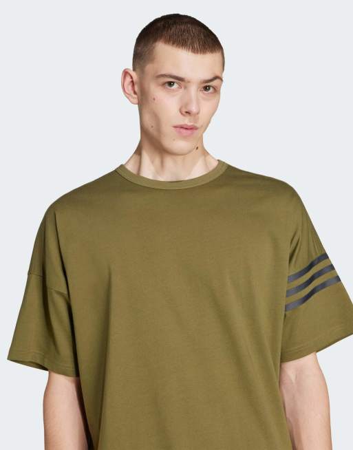 adidas Originals - Neuclassics - T-shirt color oliva focus