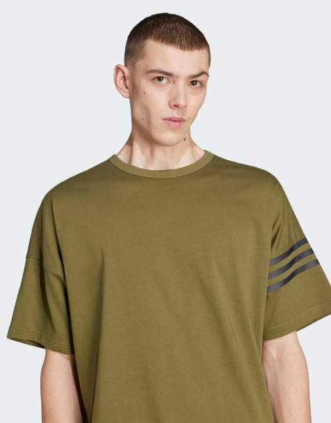 adidas Originals Neuclassics tee in focus olive