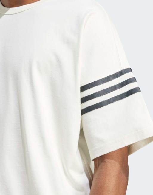 adidas Originals Neuclassics tee in off white, 4 of 4