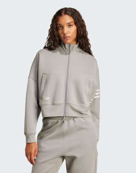 adidas Originals – Neuclassics – Trainingsoberteil in Grau - view 1