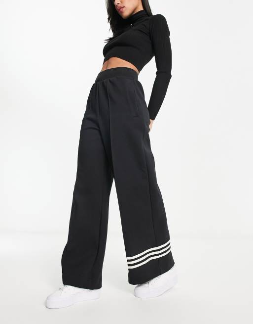 Adidas wide leg sales pants womens