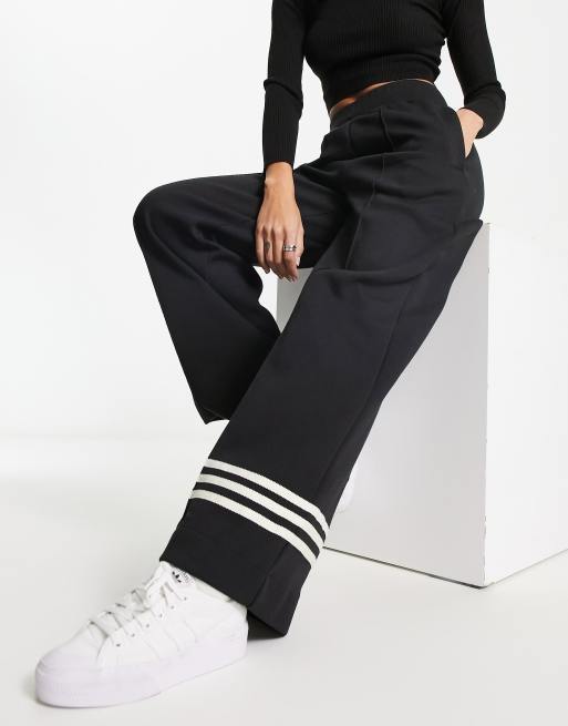 wide leg trousers adidas