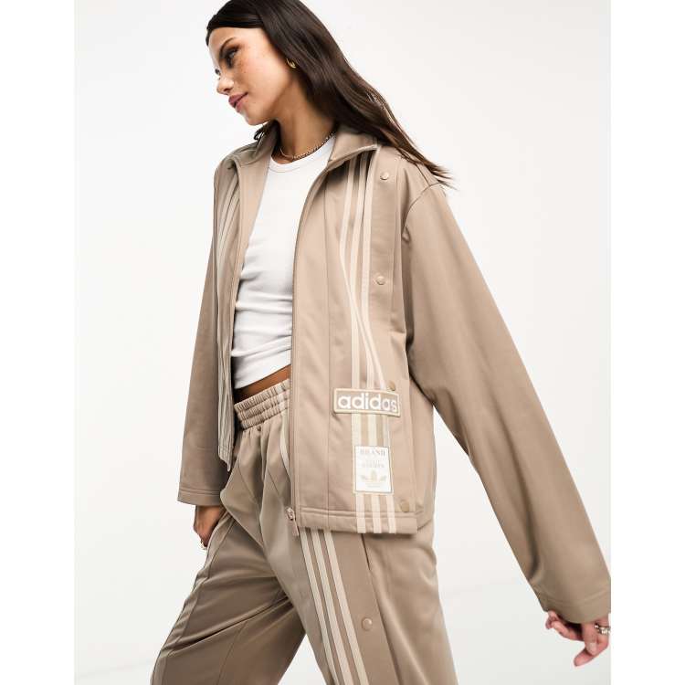 美品 adidas Track Jacket-Ecru xBrown Khaki | carvaobrasagaucha.com.br