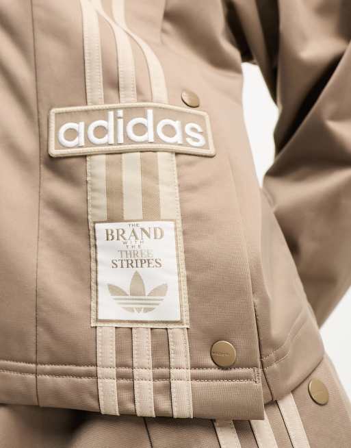 The brand with store three stripes jacket