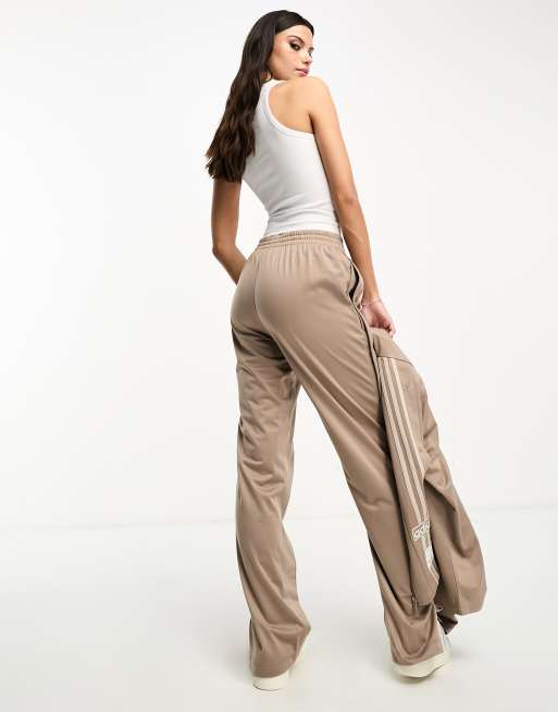 adidas Originals 'Neutral Court' adibreak wide leg pants in chalky beige