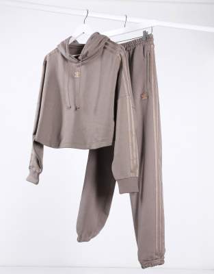 adidas hoodie brown