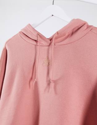 pink cropped adidas hoodie