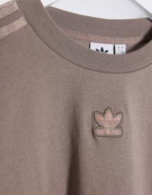 adidas t shirt brown