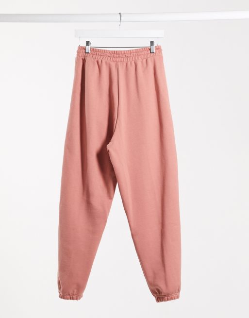 adidas Originals New Neutrals logo cuffed joggers in pink ASOS