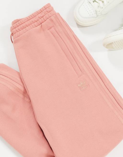 adidas Originals New Neutrals logo cuffed sweatpants in pink