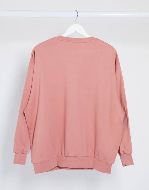 adidas Originals New Neutrals logo sweatshirt in pink