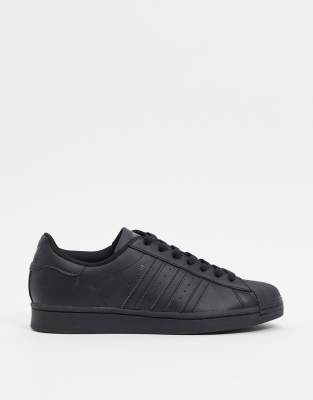 adidas Originals new superstar sneakers in triple black | ASOS