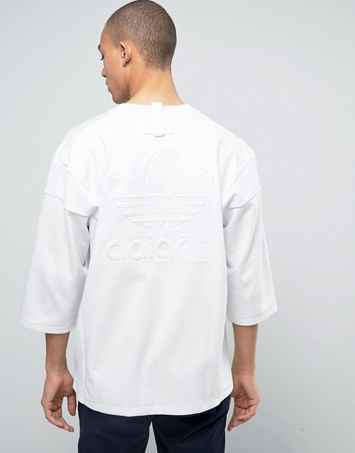 3/4 sleeve adidas shirt