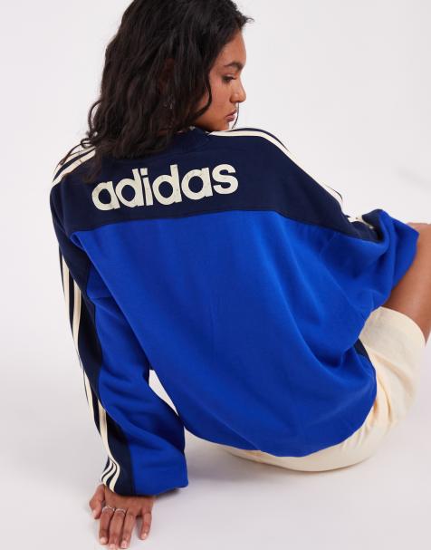 adidas Originals – Niebieska bluza z grafiką - view 1