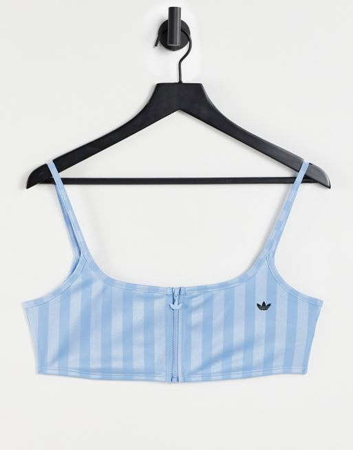 adidas Originals – Niebieska zapinana na zamek braletka 