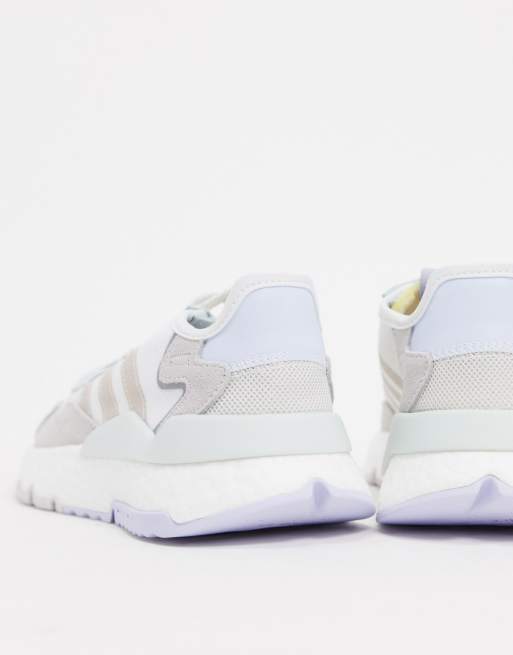 Adidas nite jogger 2025 white ice mint