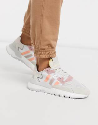 nite jogger white pink