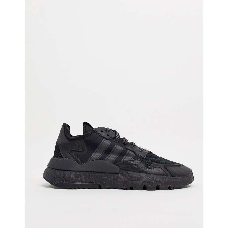 Adidas nite jogger online zwart