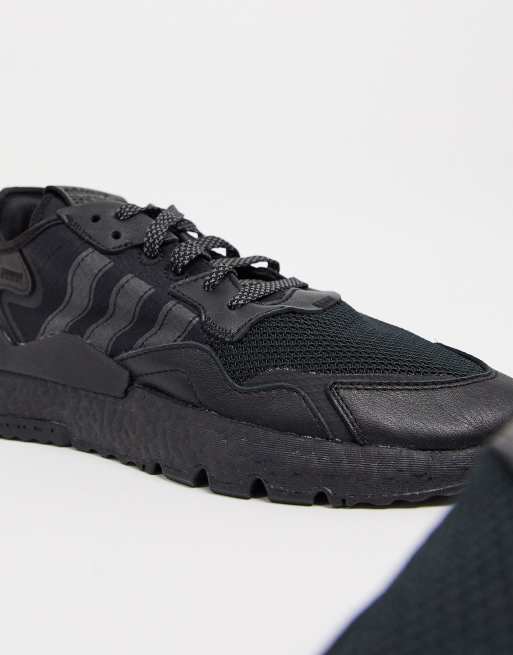 Adidas originals nite hotsell jogger black