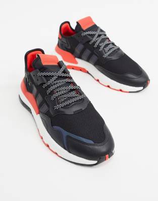 adidas originals nite jogger black