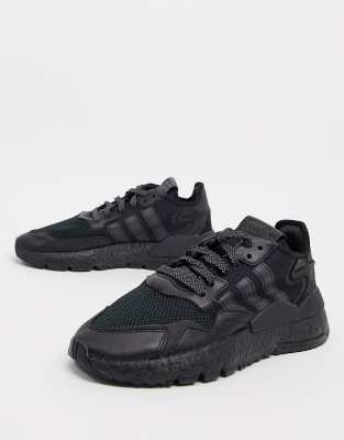 adidas night jogger triple black