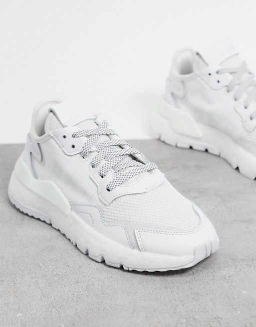adidas Originals Nite Jogger trainers in white