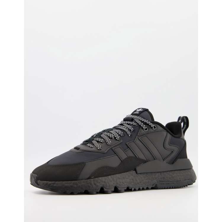 Adidas nite jogger all black best sale