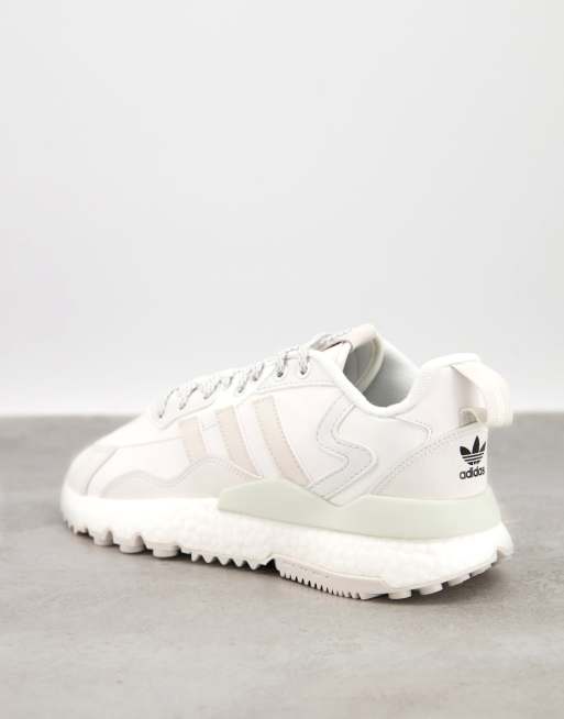 adidas Originals Nite Jogger Winter trainers in white