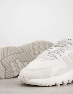 adidas originals nite jogger trainers white