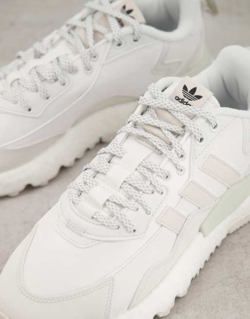 adidas Originals Nite Jogger Winter trainers in white